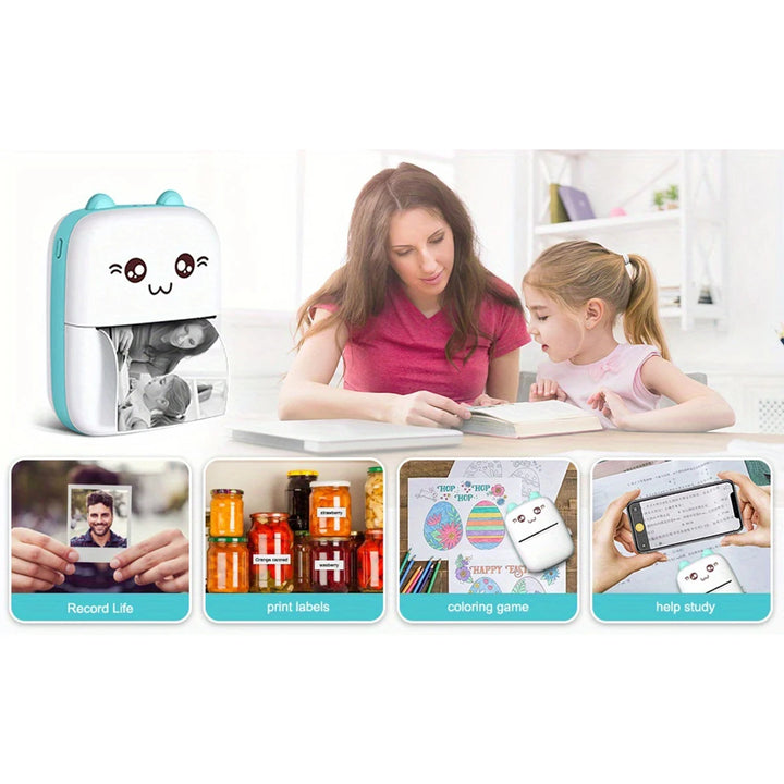 Cute HD Photo Printer Mini Drucker