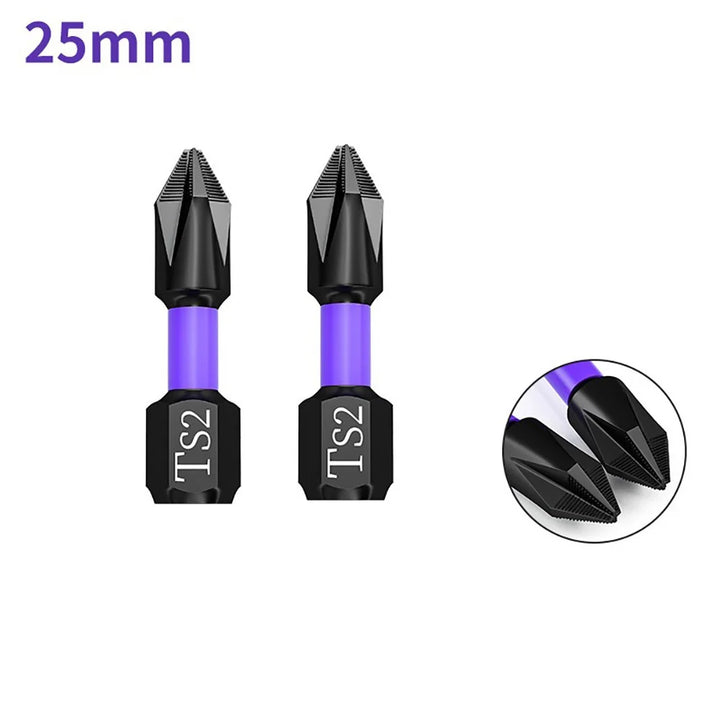 Non-Slip Magnetic Screwdriver Bits