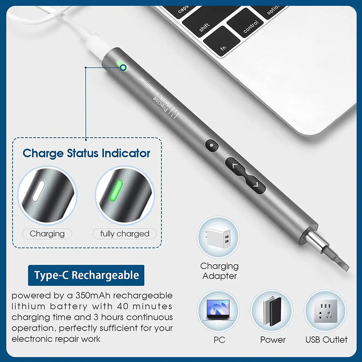 Mini Electric Screwdriver Set