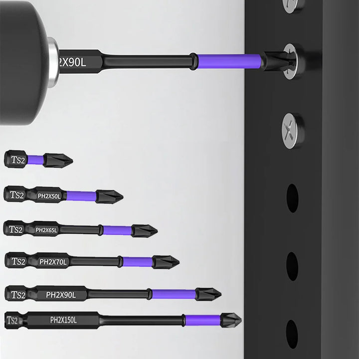 Non-Slip Magnetic Screwdriver Bits