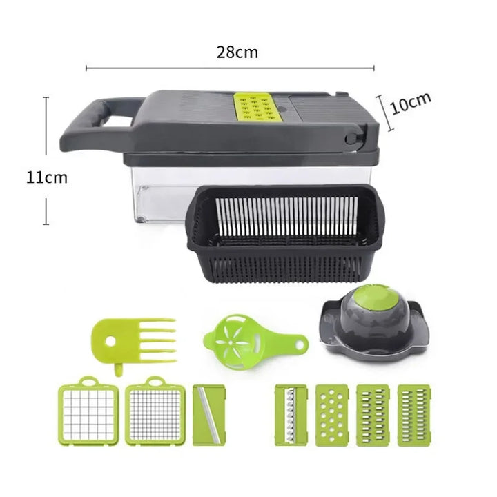 14-in-1 Multifunctional Vegetable Chopper and Slicer