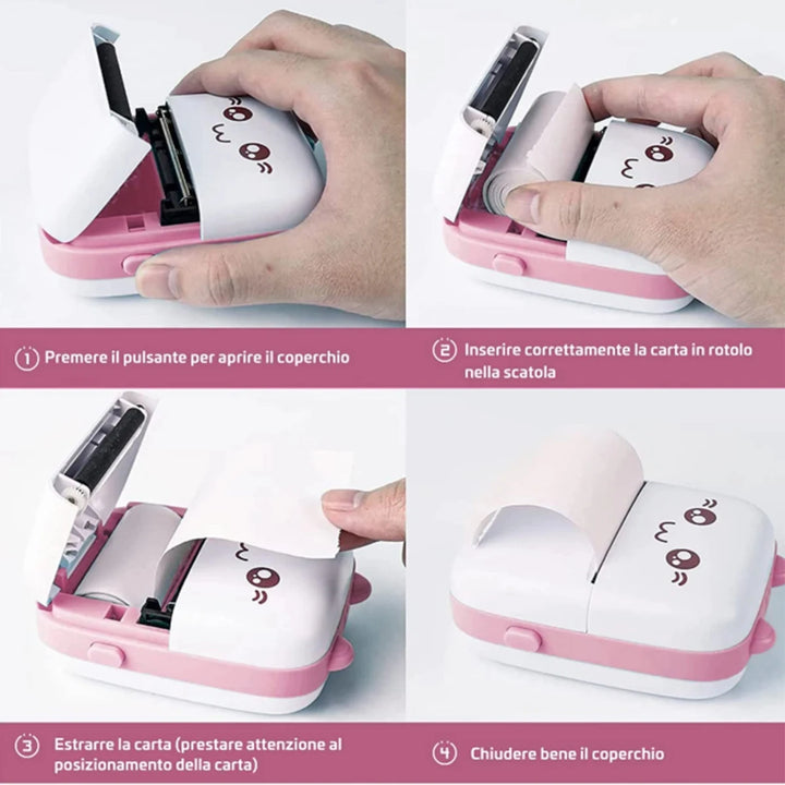 Cute HD Photo Printer Mini Drucker