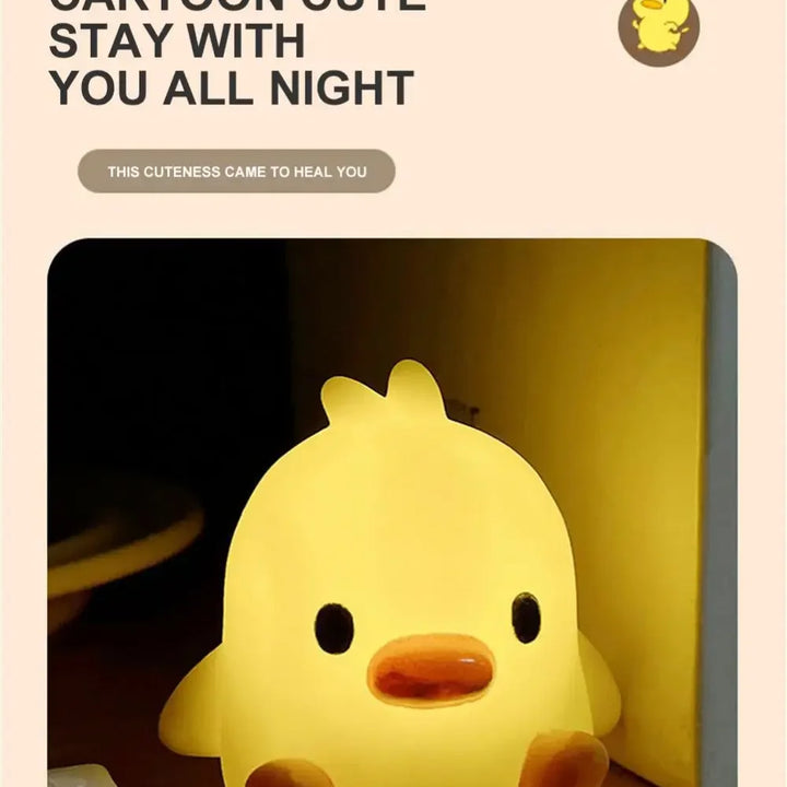 Duck Night Light Bedroom Decoration