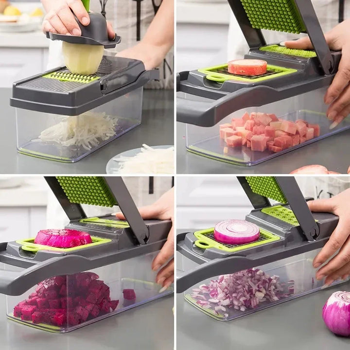 14-in-1 Multifunctional Vegetable Chopper and Slicer