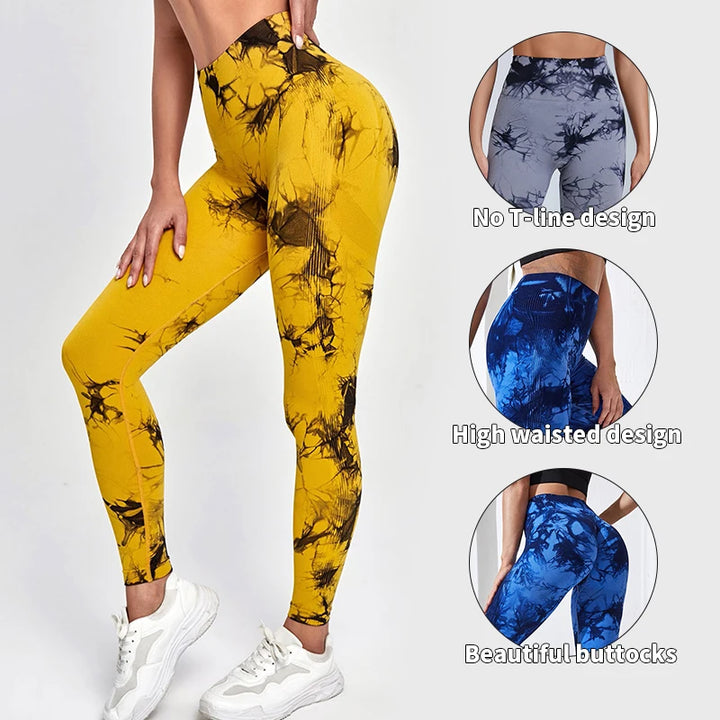 New Tie Dye Yoga Pants Leggings